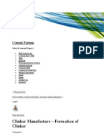 Clinker Manufacture - Clinker Formation