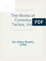 The Works of Cornelius Tacitus, Vol 1 - Ed Arthur Murphy (1794) 