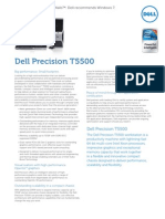 Dell Precision T5500 SpecSheet