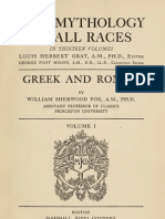 Mythology of All Races VOL 1: Greek and Roman 1916 