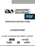 Acoustic Solutions lcd32761hdf