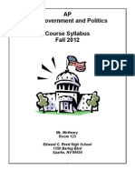 AP Government Syllabus