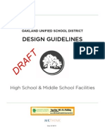 High School and Middle School Design Guidelines