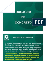 Dosagem de Concreto - Itambé