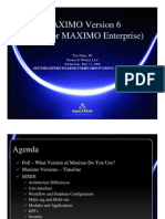 MAXIMO Version 6 (MXES or MAXIMO Enterprise) : Southeastern Maximo Users Group (Smug) Meeting