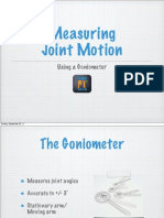 3.2 FHS - Measuring Joint Motion (Goniometer)