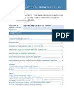 Heavily Indebted Poor Countries (Hipc) Initiative and Multilateral Debt Relief Initiatve (Mdri) - Statistical Update