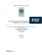 Optically Transparent UWB Antenna For Wireless Application and Energy Har Vesting