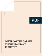 Covering The Gaps in The Restaurant Industry