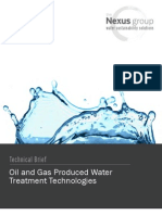 Oil and Gas Produced Water - Treatment Technologies