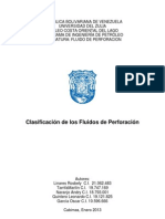 Clasificacion de Los Fluidos de Perforacion