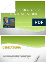 Actitud Psicologica Frente Al Estudio