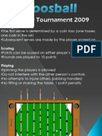 Foosball Rules Poster