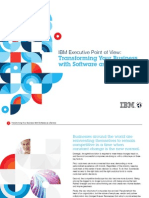 Transforming Your Business With Software As A Service: IBM Executive Point of View