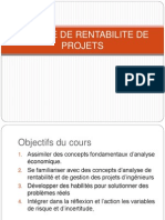 Analyse Et Rentabilité de Projet