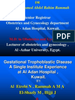 Ahmed Mohamed Abdel Rahim Rammah: Senior Registrar Obstetrics and Gynecology Department Al - Adan Hospital, Kuwait