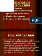 Method of Purchasing