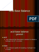 Acid Base Balance