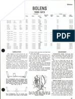 Bolens Models 1969 1972