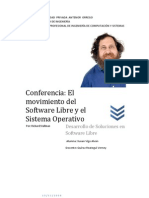 Conferencia Richard Stallman