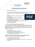 AppsDBA Practical Notes