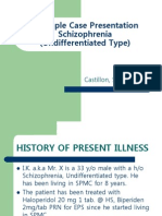 Case Presentation Bipolar 1 Manic Type