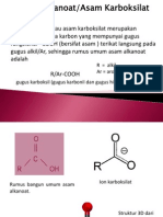 Asam Karboksilat, Kuliah KO I