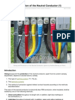 Sizing and Protection of The Neutral Conductor 1