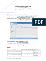 How To Fill The ATP Document RTN 600