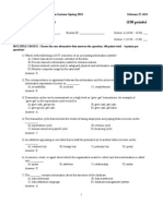 Midterm Exam (Form A) (150 Points)