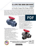 PVC & CPVC True Union 2000 Valves: One of The Most Versatile, Compact Valve Designs Available