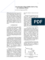 Power Flow Control To Determine Voltage Stability Limit by Using The Continuation Method