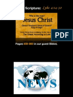 PDF Sermon Slides - The Gospel According To Jesus (Luke 4