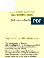 Business Ethics and Job Discrimination