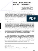 06 El Metus Y La Nulidad Del Matrimonio Canonico