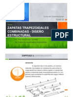 (Zapatas Trapezoidales Combinadas - Diseño Estructural) PDF