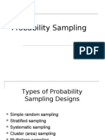 Probability Sampling