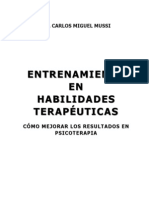 Libro Entrenamiento en Habilidades Terapéuticas. Como Mejorar Los Resultados en Psicoterapia