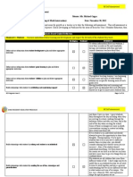 Year 1 Self-Assessment