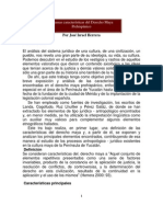 HERRERA. José Israel, Algunas Características Del Derecho Maya Prehispánico