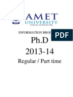 WWW - Ametuniv.ac - in Amet Attachment Research PHD Regular