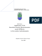 Crespo, A.J.C., Application of The Smoothed Particle Hydrodynamics Model SPHysics To Free-Surface Hydrodynamics