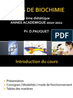 Biochimie 2 Eme Diet Intro Pauquet