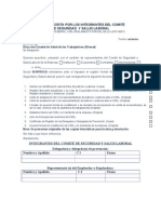 Formatos Registro Del Comité