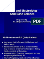 Fluid Electrolytes and Acid Base Balance