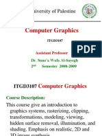 University of Palestine: Computer Graphics