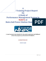 Project Report On Performance Management System in NHPC1