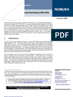 The Evolution of Commercial Real Estate (Cre) Cdos: Nomura Fixed Income Research