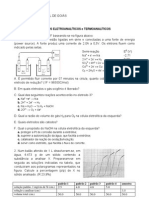 Lista Eletrogravimetria Voltametria