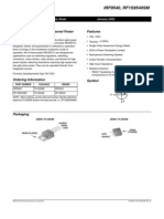 IRF9540, RF1S9540SM: 19A, 100V, 0.200 Ohm, P-Channel Power Mosfets Features